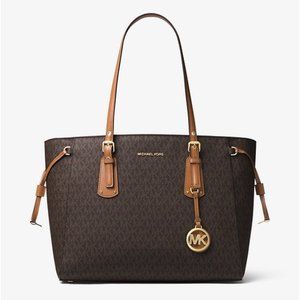 MICHAEL KORS Voyager Medium Logo Tote Bag Style# 30F8GV6T2B
